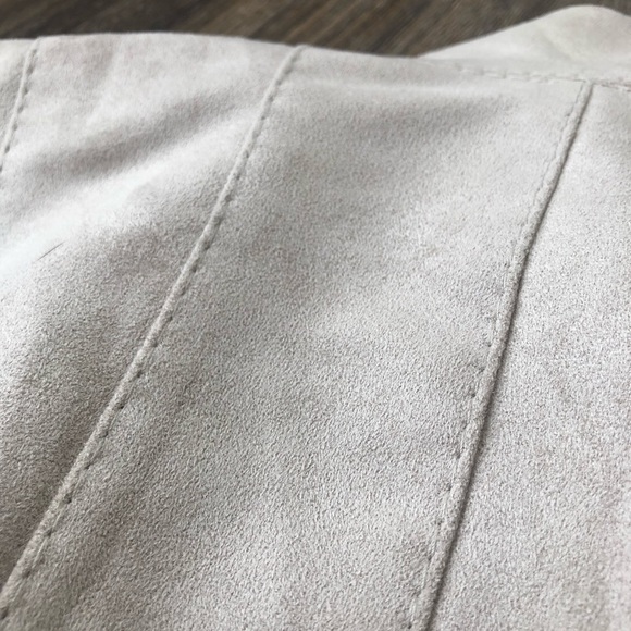 BCBGmaxazria faux suede vest light tan M - Picture 3 of 12